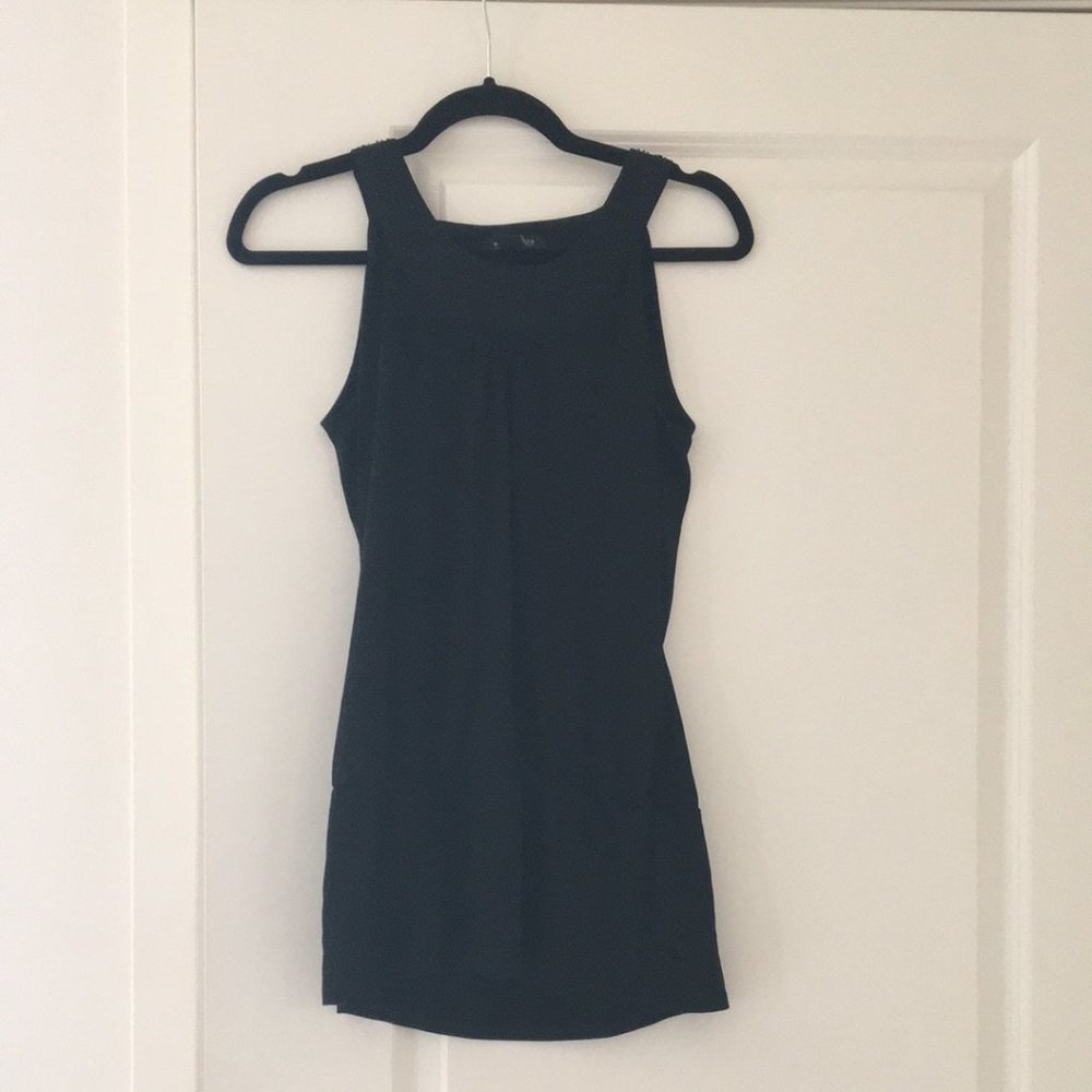 Beaded Collar Halter Tunic